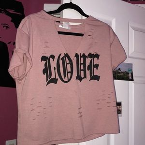 Pink stylish tee-shirt